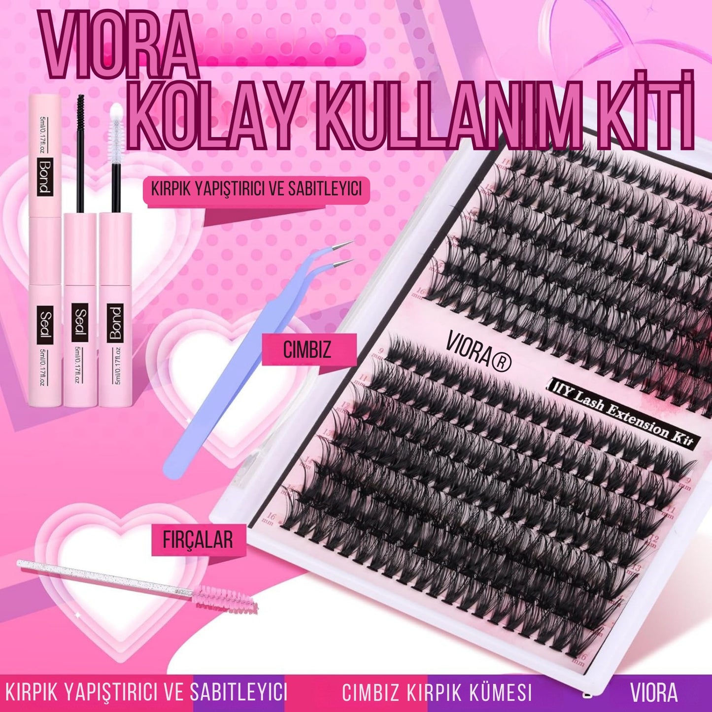 GERÇEKÇİ TAKMA  KİRPİK ÖZEL SERİ (280) ADET